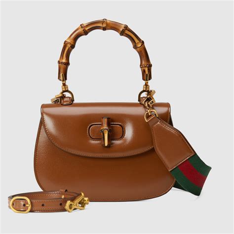 sac gucci poignee bambou|Sac à main Gucci Bamboo 1947 petite taille .